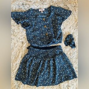 Floral Speechless size 8 girls top and skirt